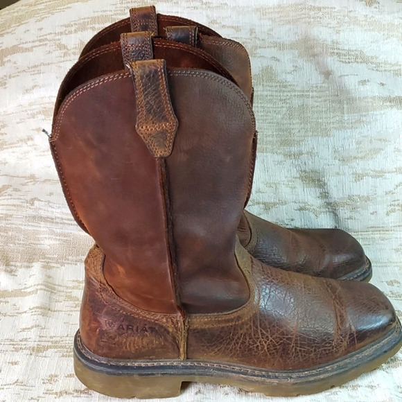 Rambler Square Toe Cowboy Boots Sz 12D - Picture 6 of 13